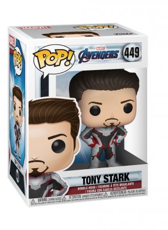  Funko POP! Bobble:   (Tony Stark) :  (Avengers Endgame) (36660) 9,5 